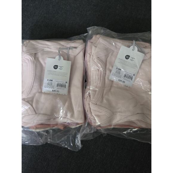 2x CLOUD ISLAND Oeko-Tex Girls 0-6 Months 6 Pack Original Bodysuit 12 TOTAL - Picture 6 of 6